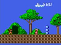 une photo d'Ã©cran de Alex Kidd in the Enchanted Castle sur Sega Megadrive